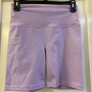 Athleta Purple Bike Shorts with Compression Fit